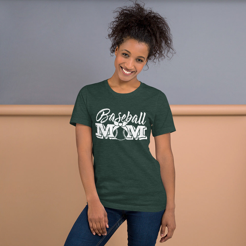 Baseball Mom - Glitter T Shirt