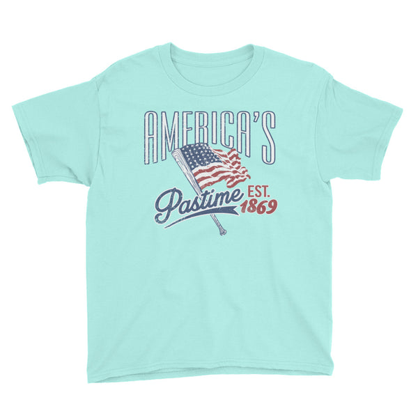 America's Pastime Baseball Youth Short Sleeve T-Shirt